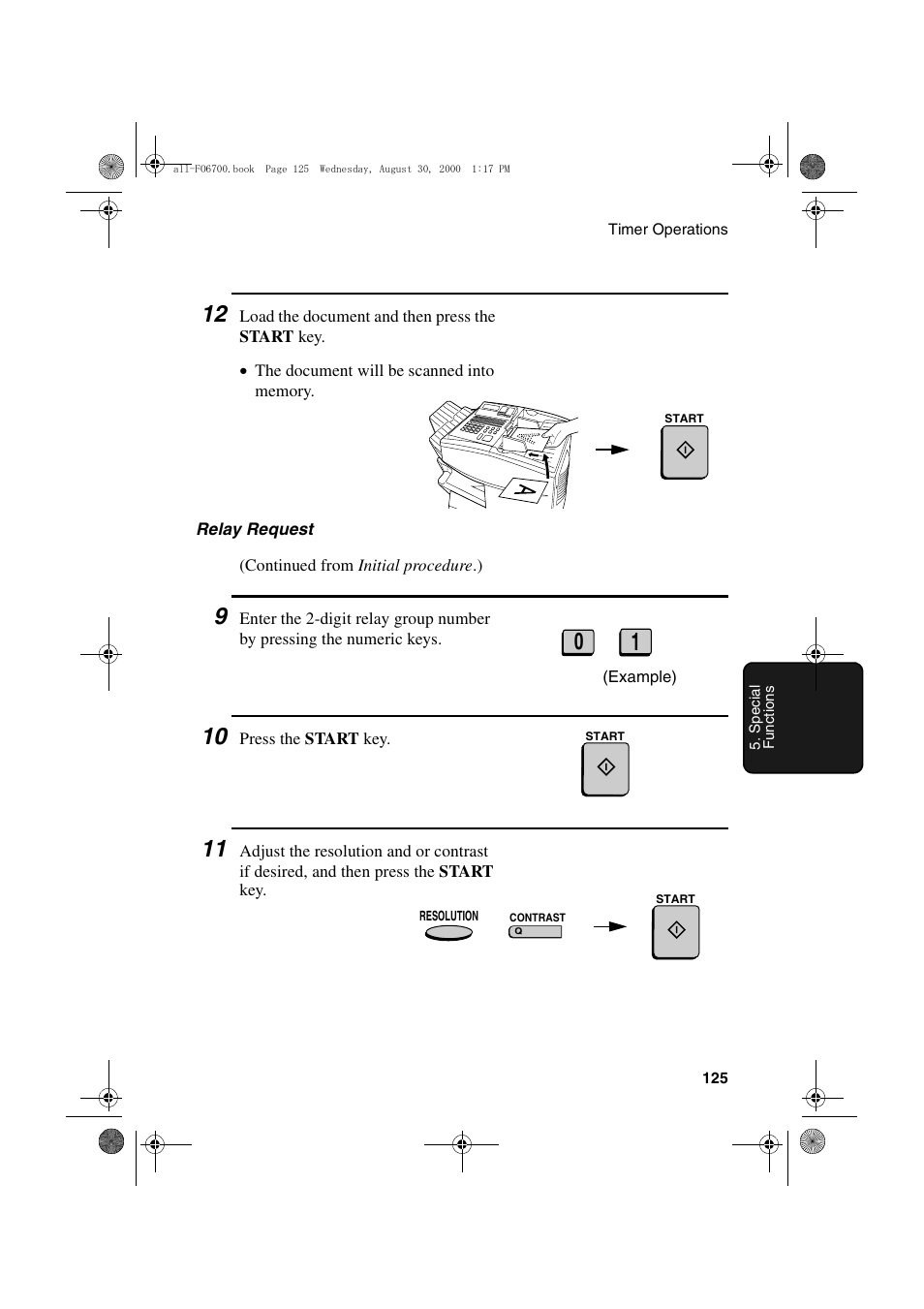 Sharp FO-6700 User Manual | Page 127 / 208