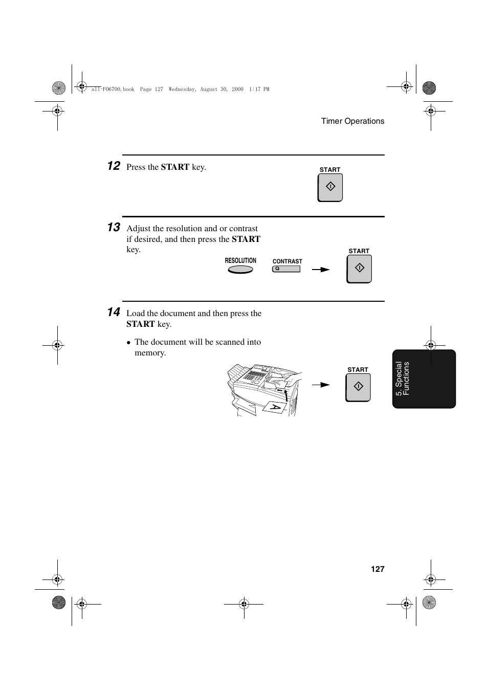 Sharp FO-6700 User Manual | Page 129 / 208