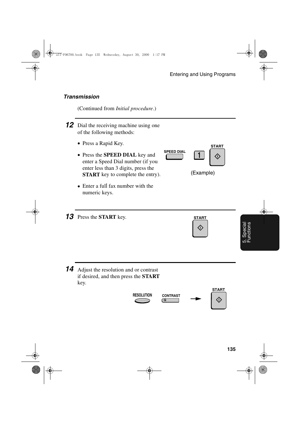 Sharp FO-6700 User Manual | Page 137 / 208