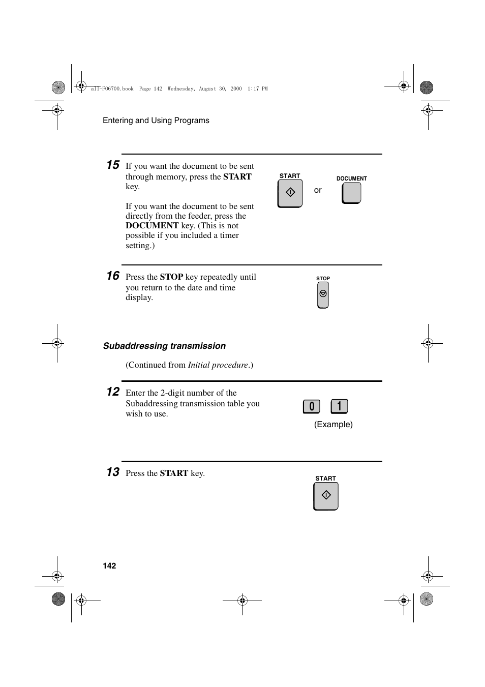 Sharp FO-6700 User Manual | Page 144 / 208