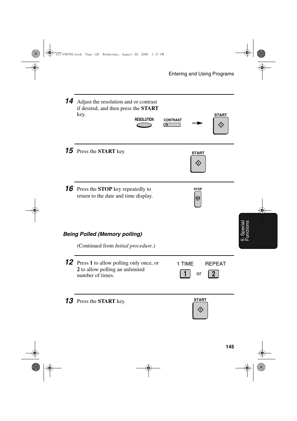 Sharp FO-6700 User Manual | Page 147 / 208