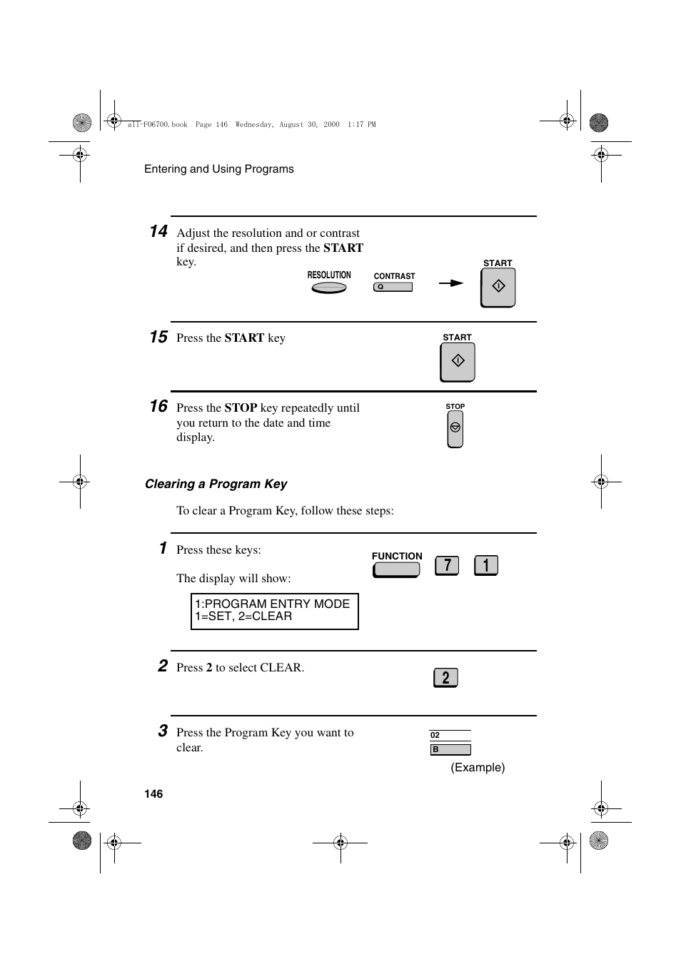 Sharp FO-6700 User Manual | Page 148 / 208