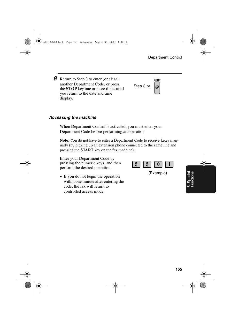 Sharp FO-6700 User Manual | Page 157 / 208