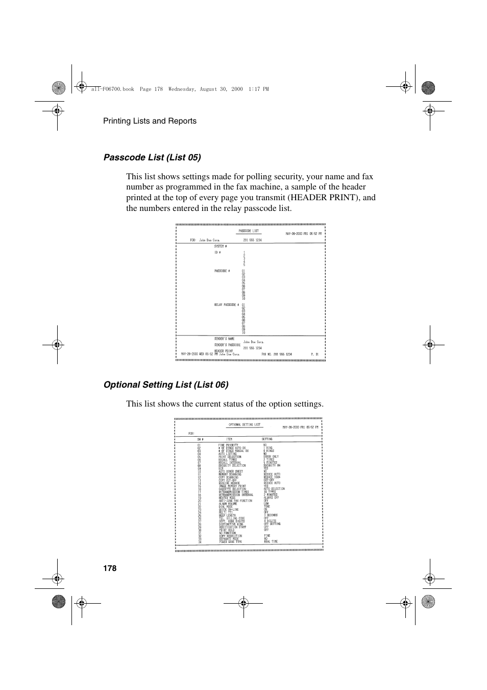 Sharp FO-6700 User Manual | Page 180 / 208