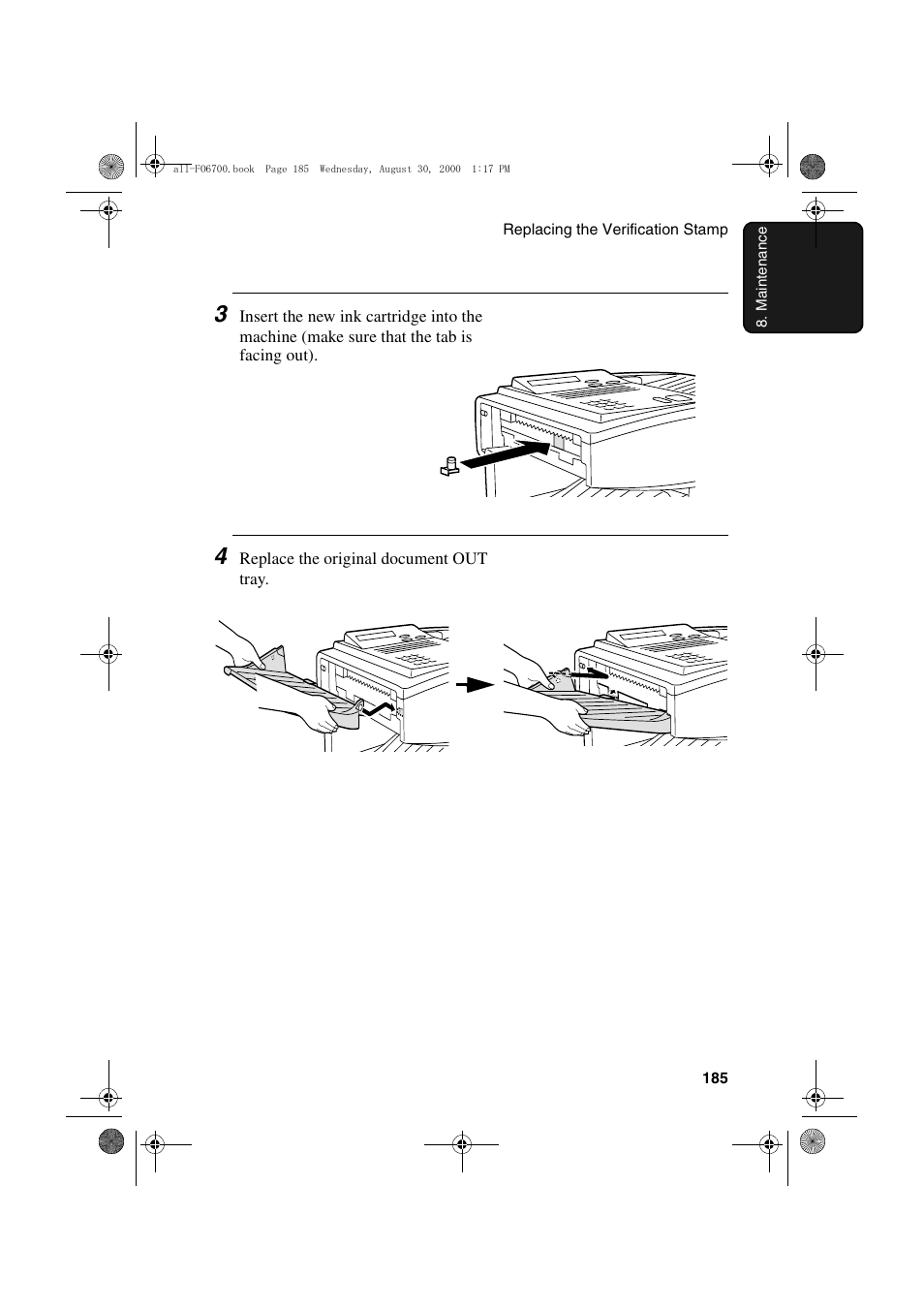 Sharp FO-6700 User Manual | Page 187 / 208