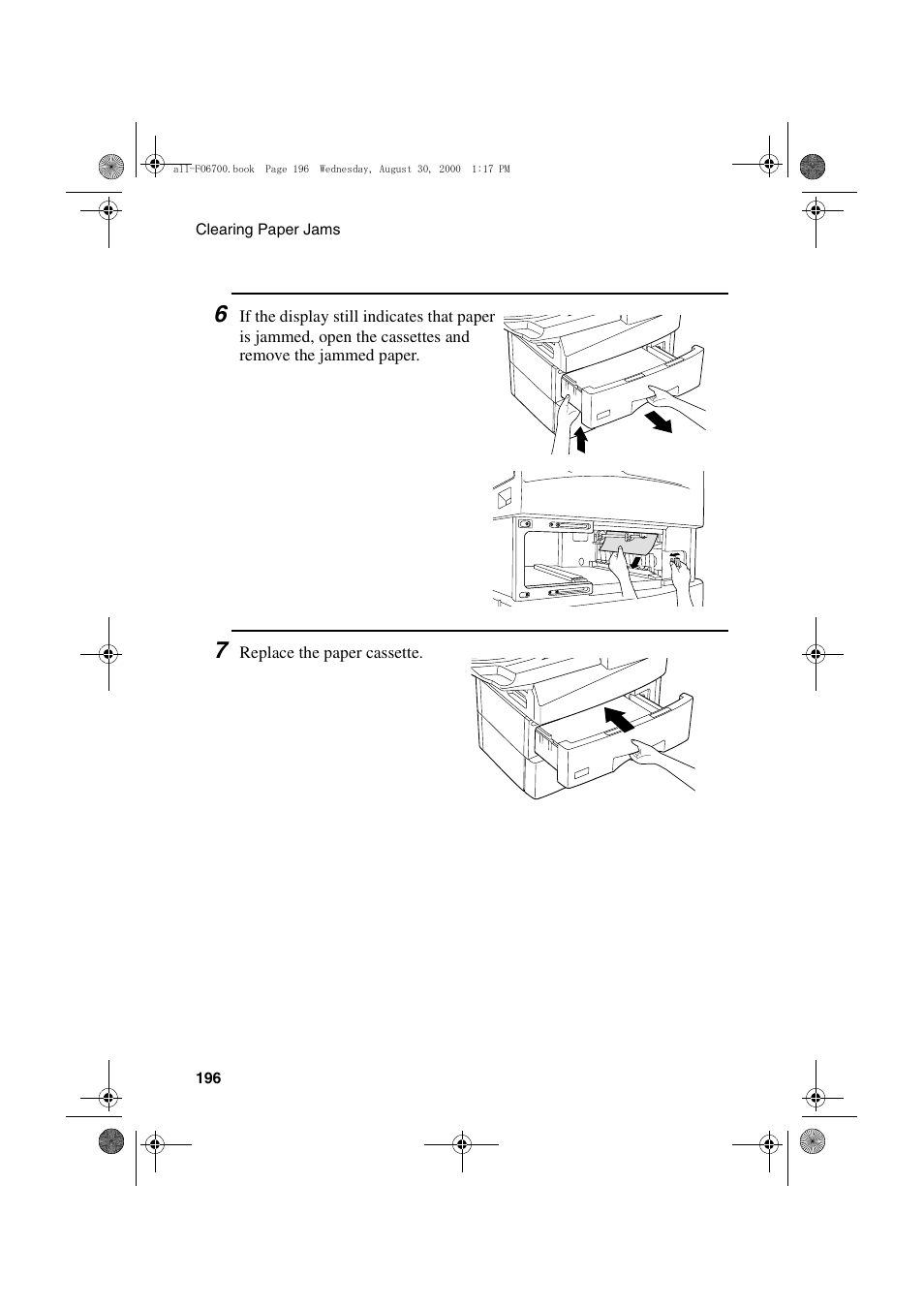 Sharp FO-6700 User Manual | Page 198 / 208