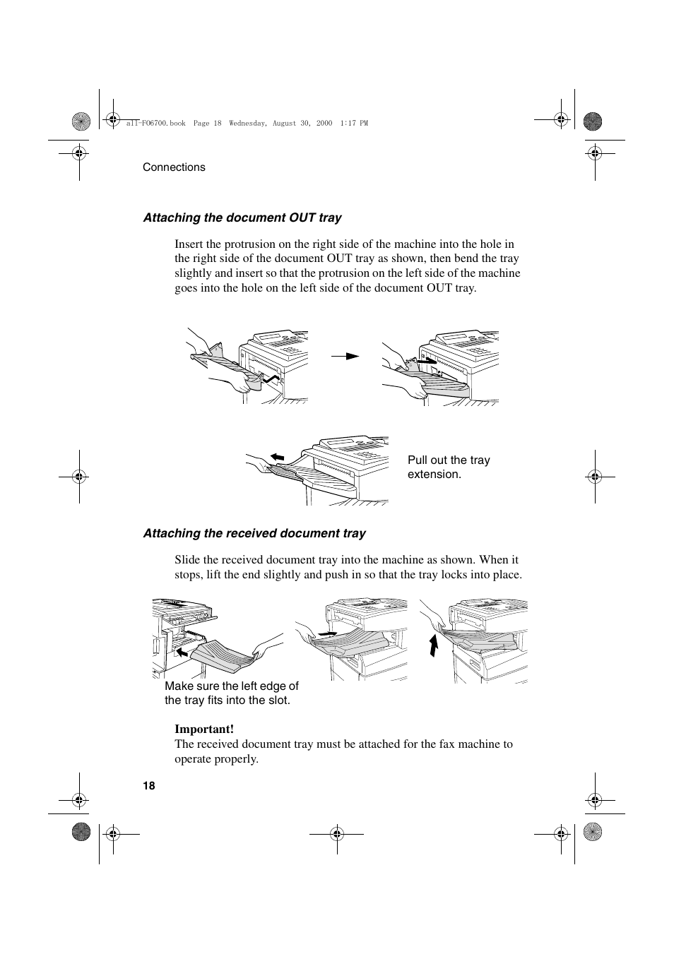 Sharp FO-6700 User Manual | Page 20 / 208