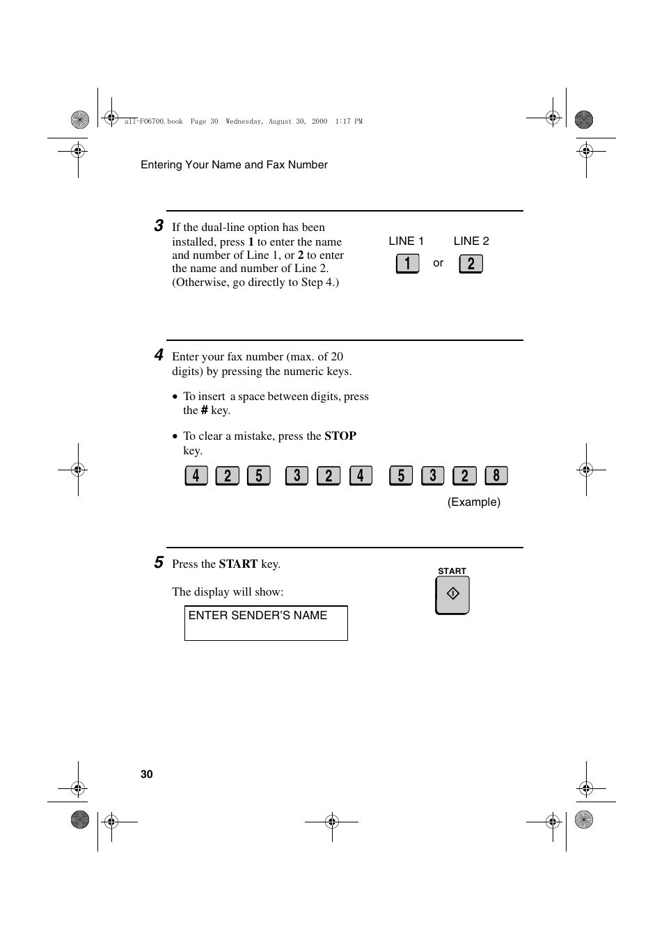 Sharp FO-6700 User Manual | Page 32 / 208