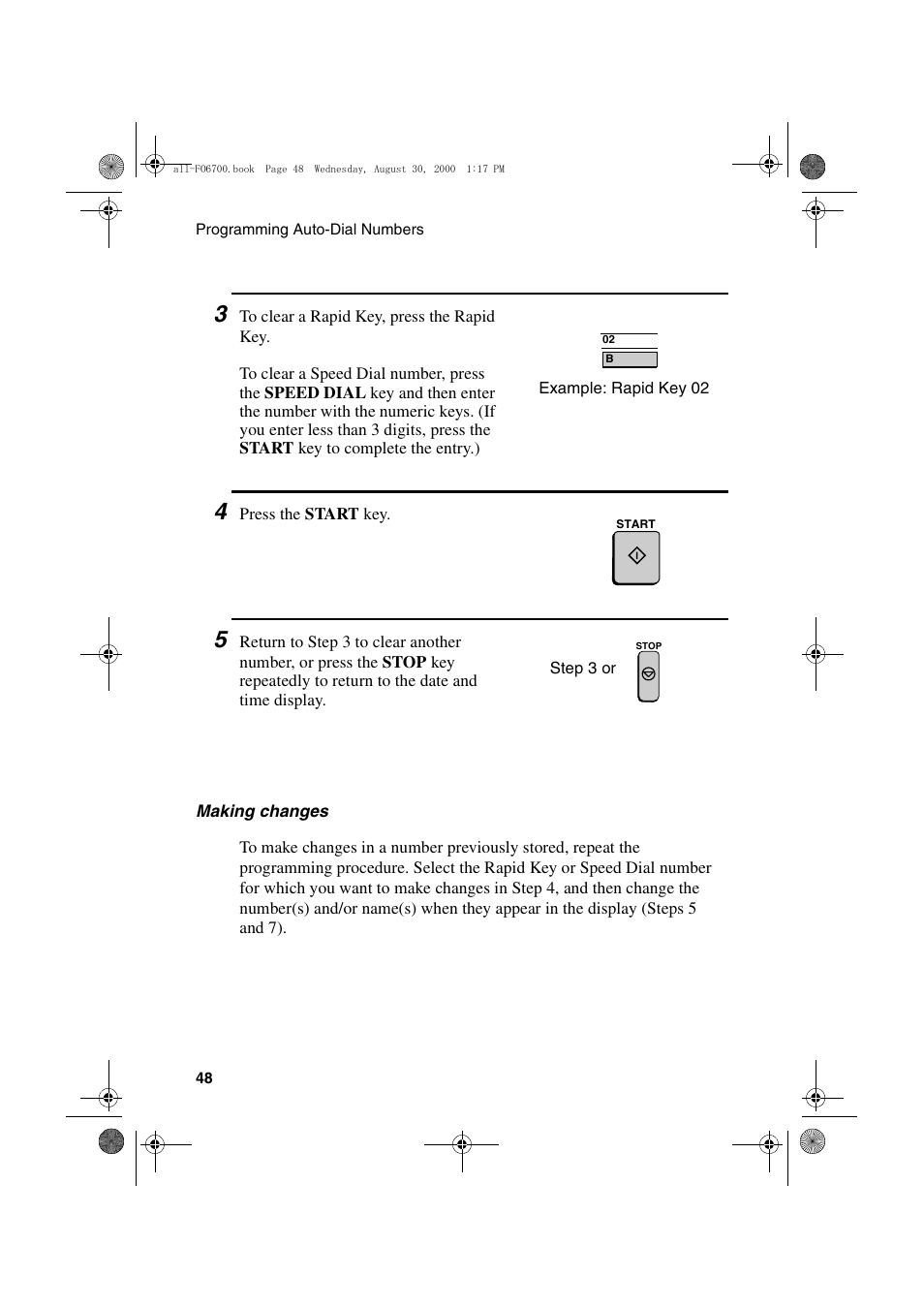 Sharp FO-6700 User Manual | Page 50 / 208