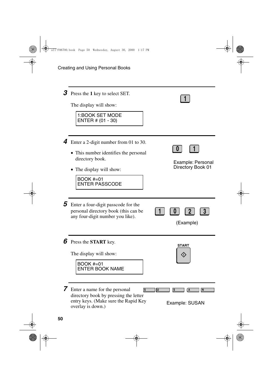 Sharp FO-6700 User Manual | Page 52 / 208