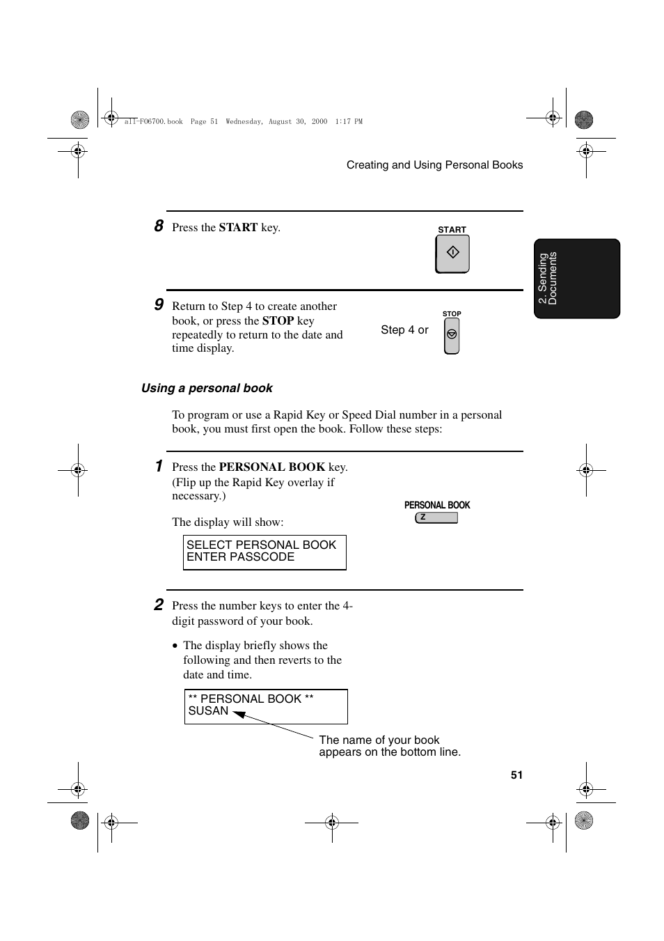 Sharp FO-6700 User Manual | Page 53 / 208