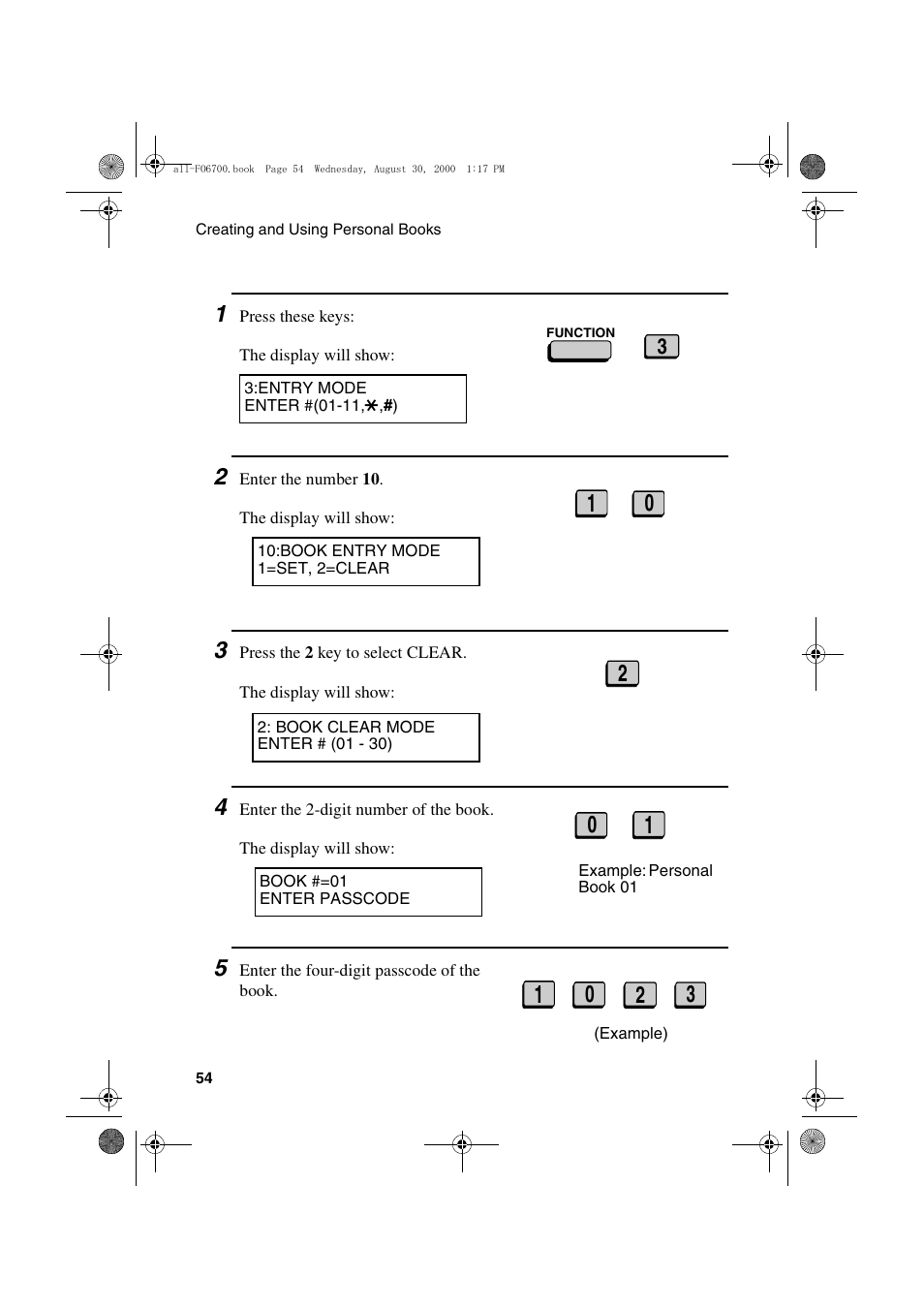 Sharp FO-6700 User Manual | Page 56 / 208