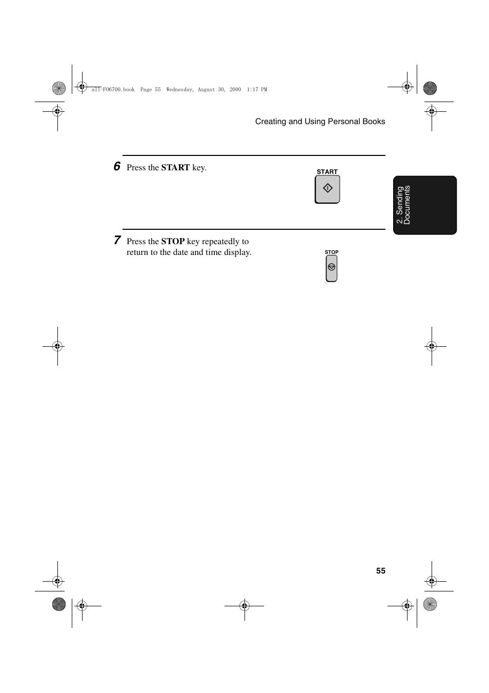 Sharp FO-6700 User Manual | Page 57 / 208