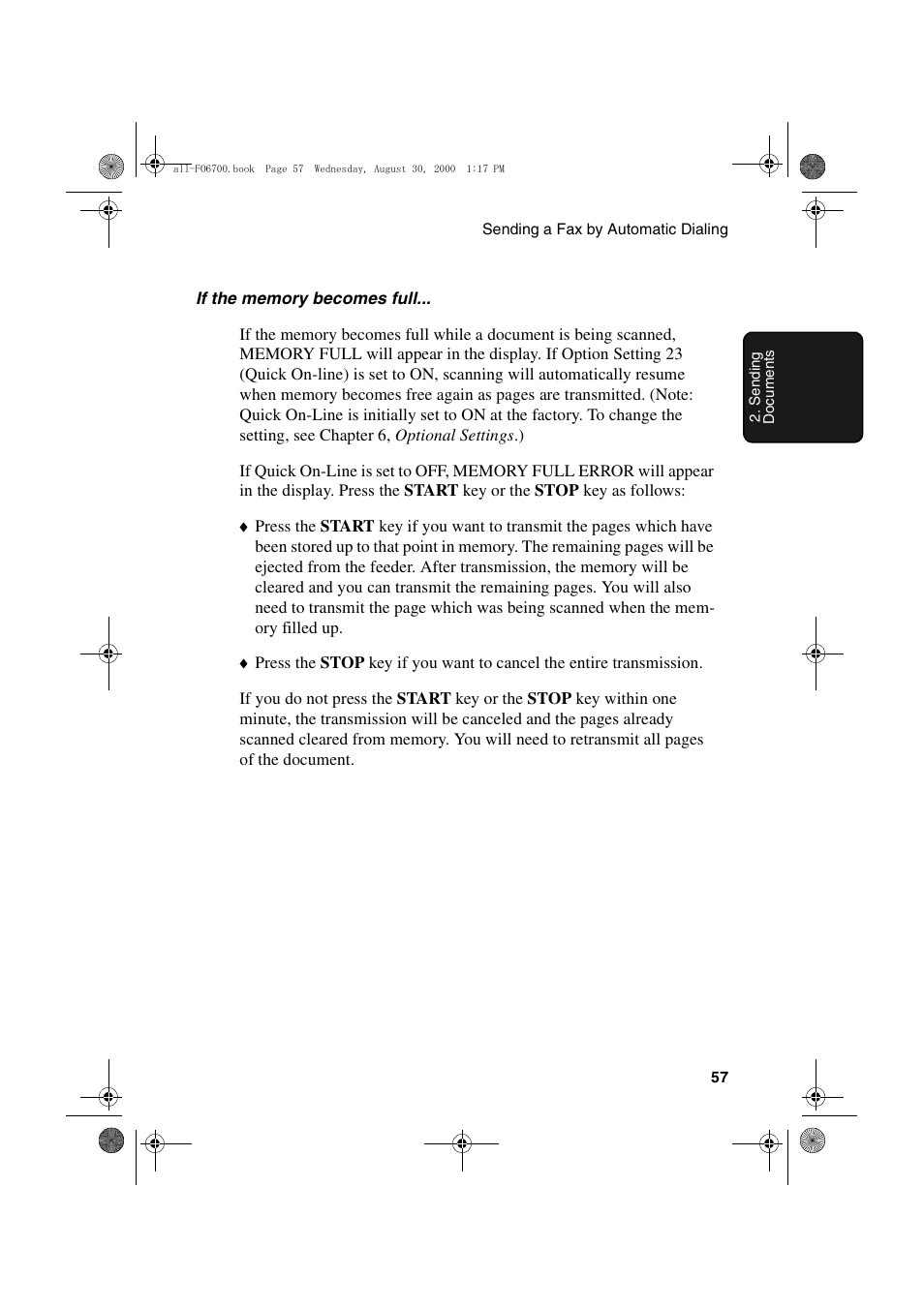 Sharp FO-6700 User Manual | Page 59 / 208