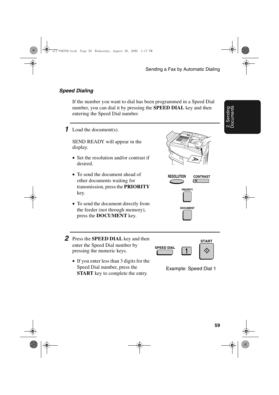 Sharp FO-6700 User Manual | Page 61 / 208