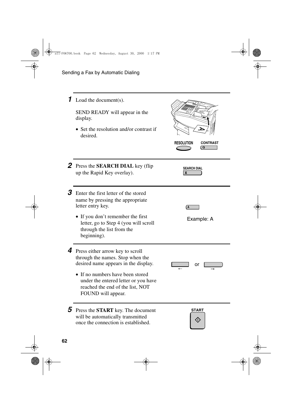 Sharp FO-6700 User Manual | Page 64 / 208