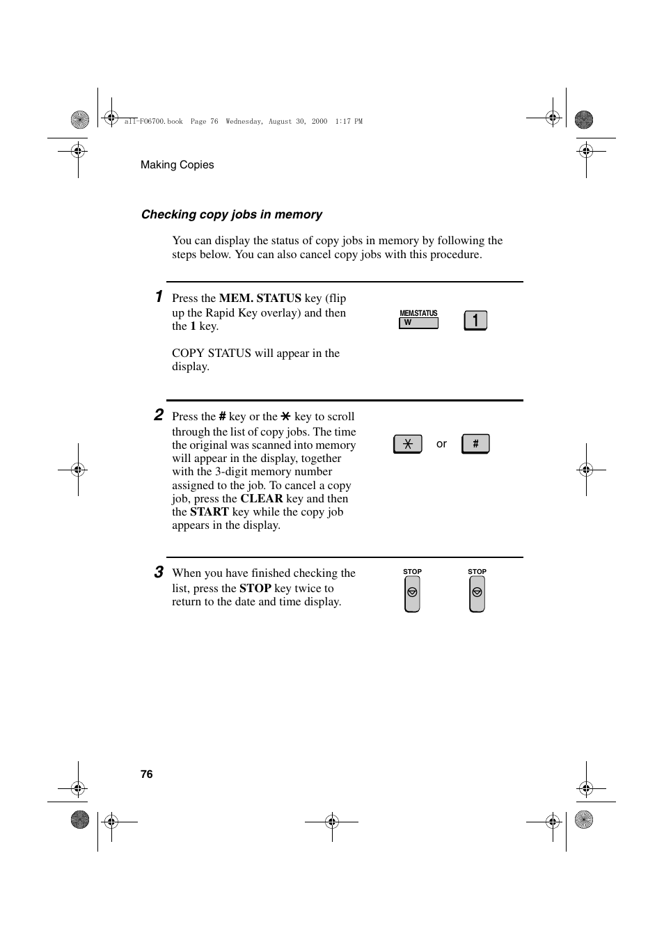 Sharp FO-6700 User Manual | Page 78 / 208