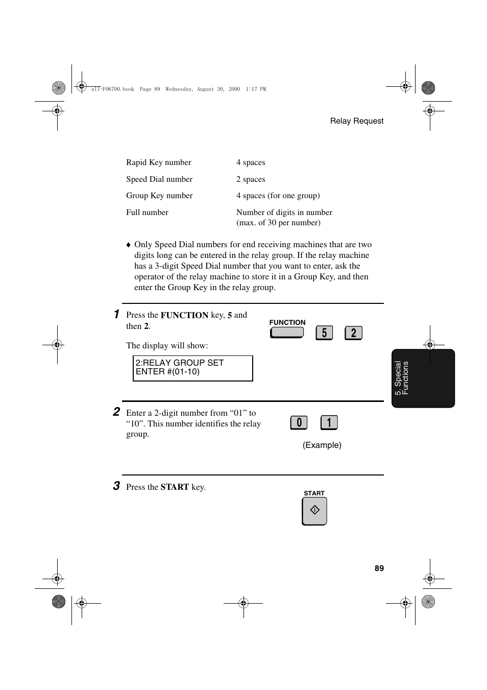 Sharp FO-6700 User Manual | Page 91 / 208