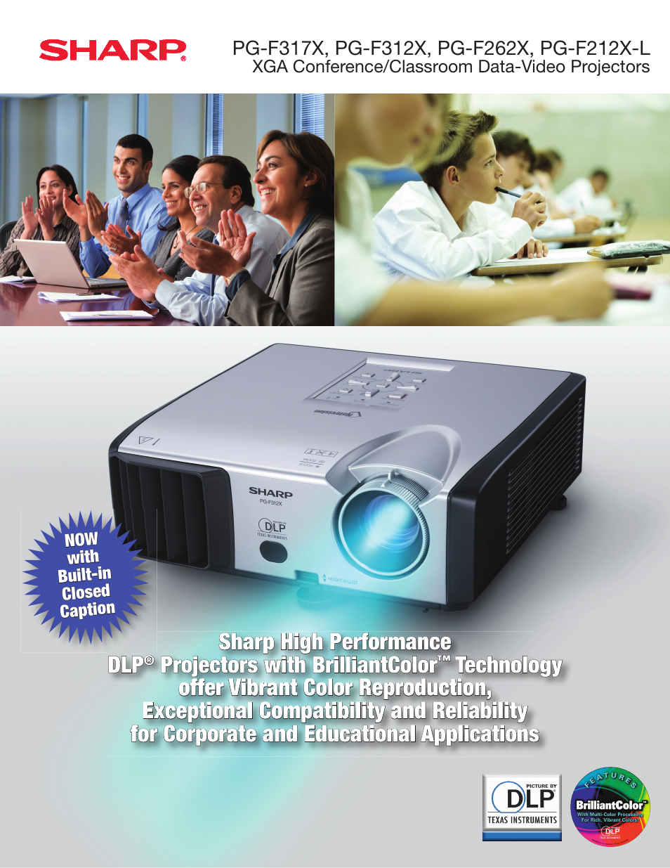 Sharp PG-F212X-L User Manual | 4 pages