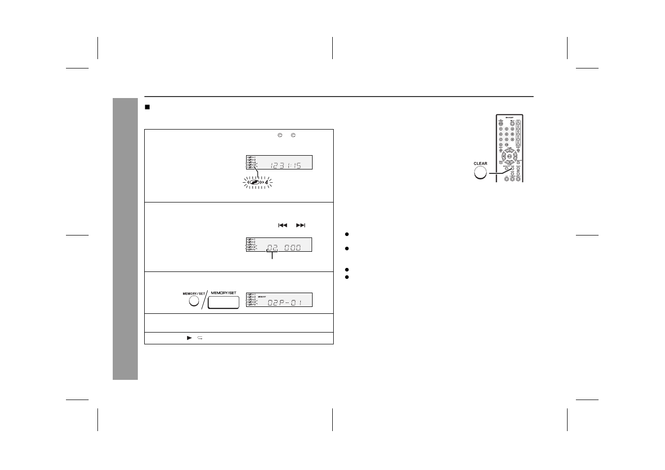 Sharp XL-MP60 User Manual | Page 22 / 32