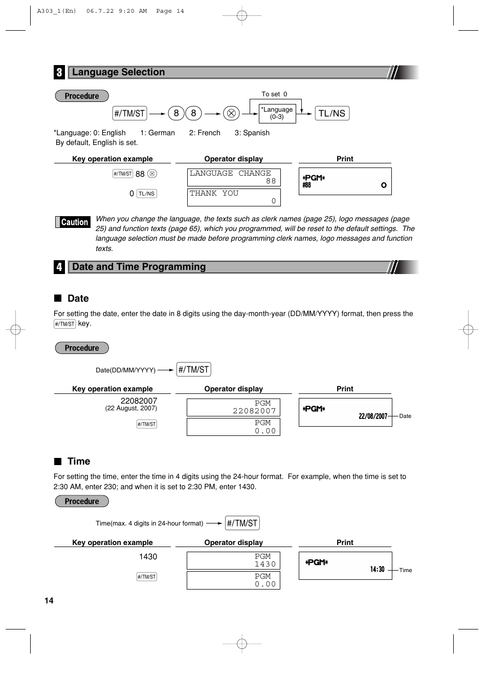 Sharp XE-A303 User Manual | Page 16 / 104