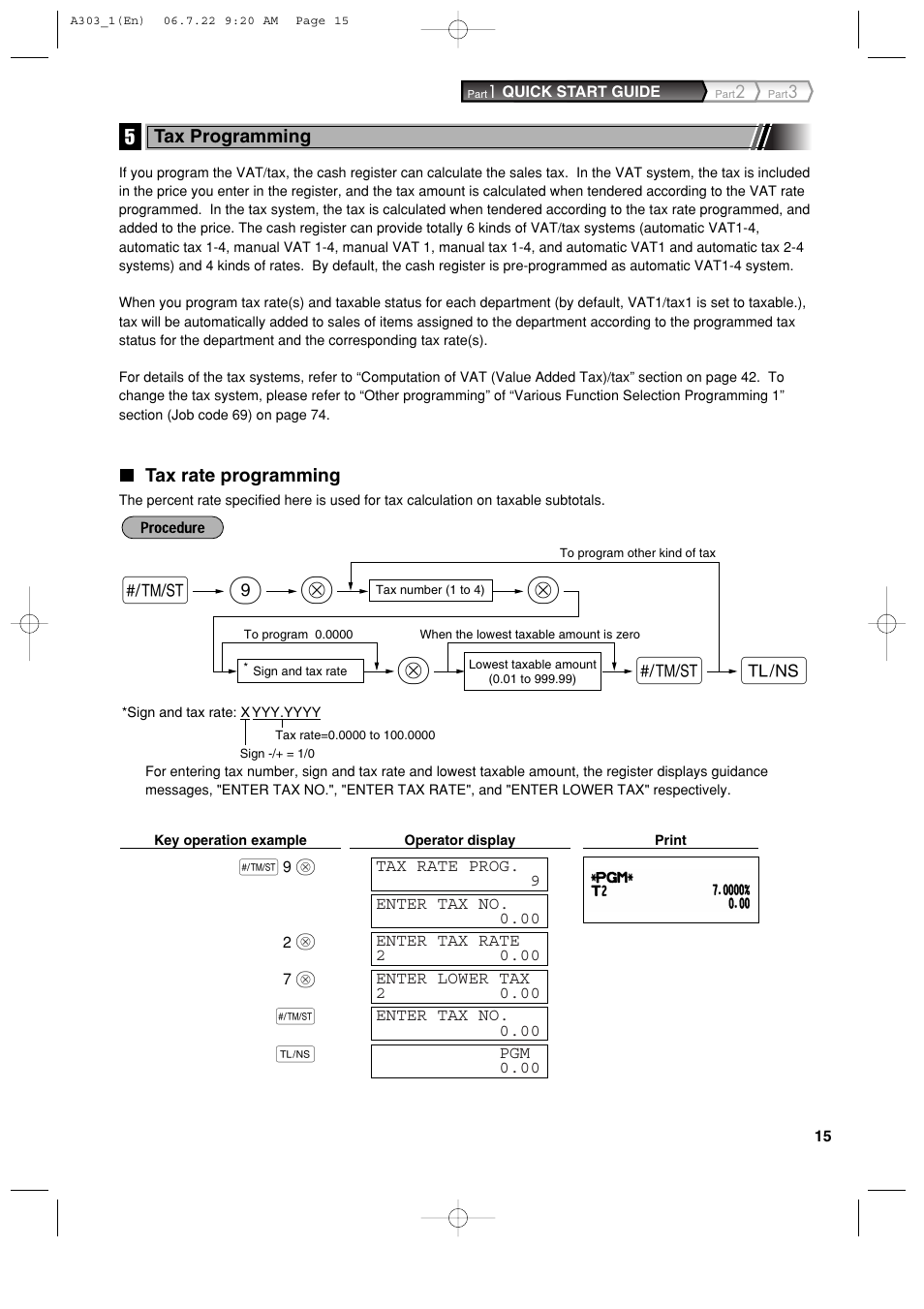 S@ 9 @ @ s a | Sharp XE-A303 User Manual | Page 17 / 104