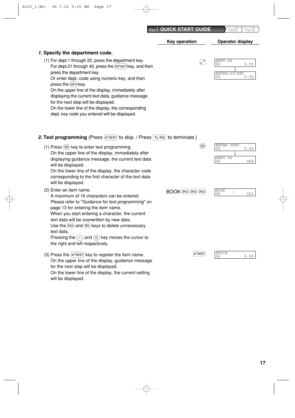 S s s | Sharp XE-A303 User Manual | Page 19 / 104