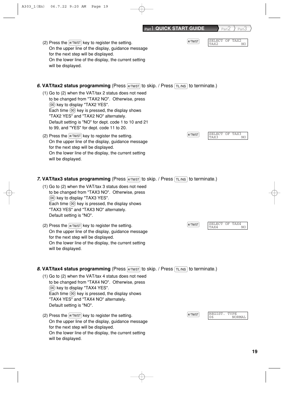 Sharp XE-A303 User Manual | Page 21 / 104