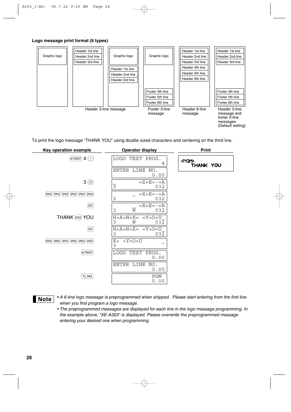 Sharp XE-A303 User Manual | Page 28 / 104