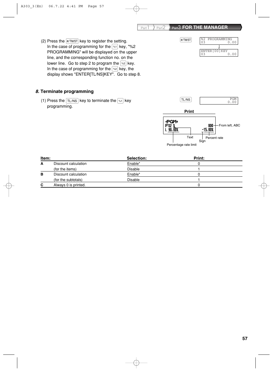 Sharp XE-A303 User Manual | Page 59 / 104