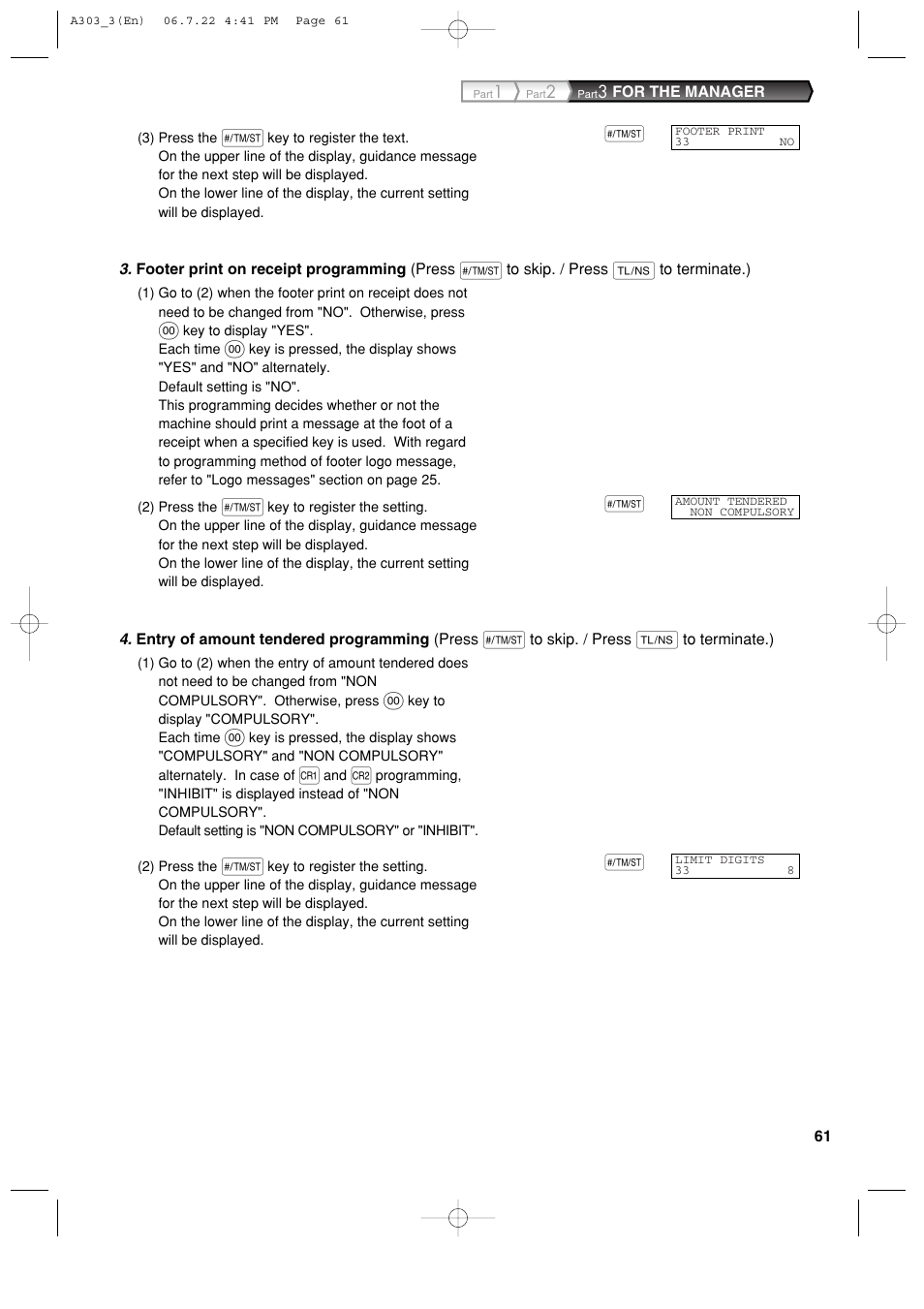 Sharp XE-A303 User Manual | Page 63 / 104