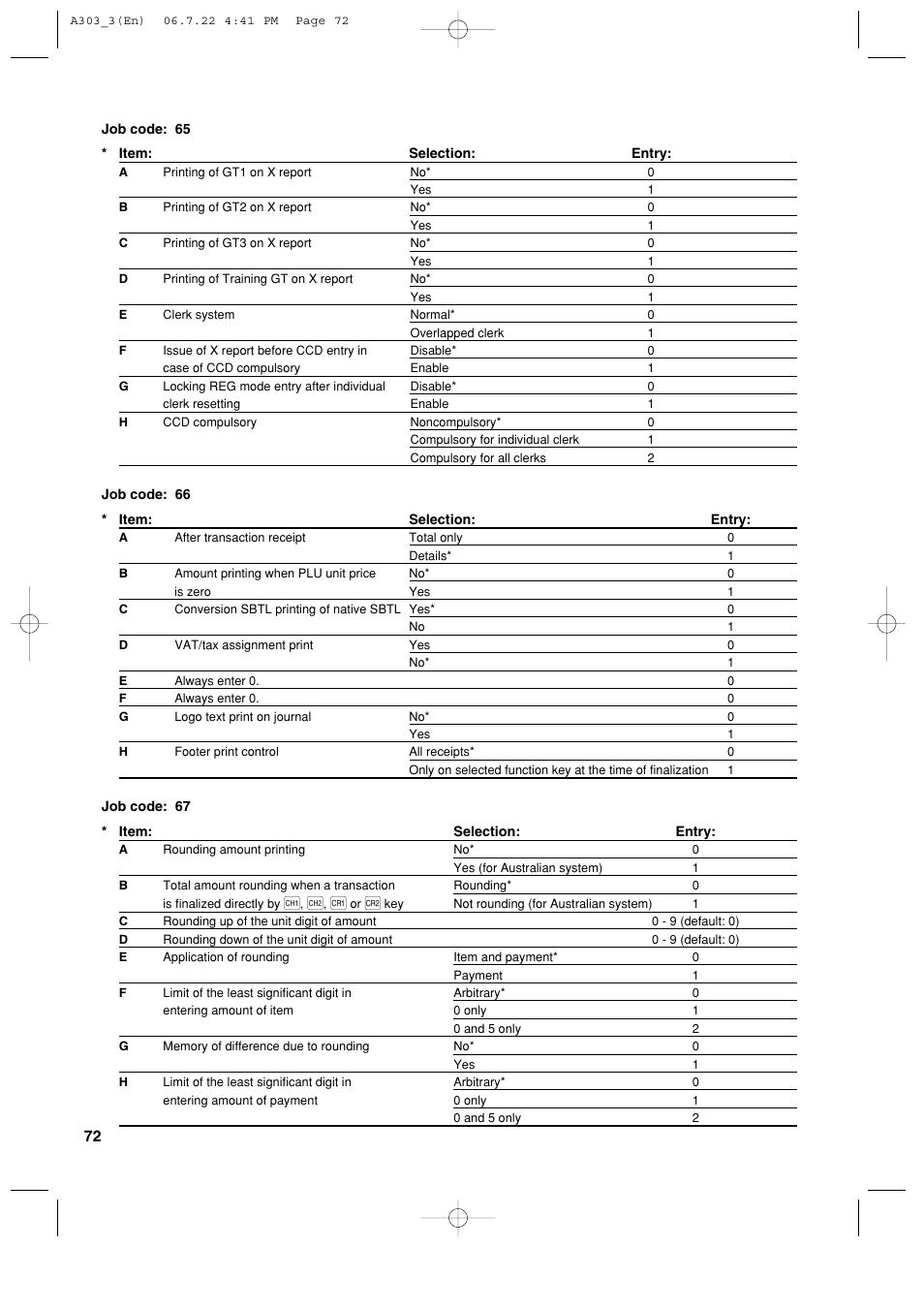 Sharp XE-A303 User Manual | Page 74 / 104