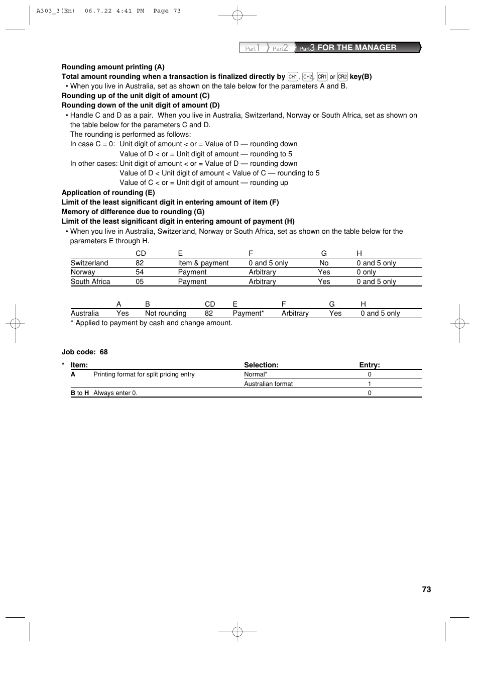 Sharp XE-A303 User Manual | Page 75 / 104