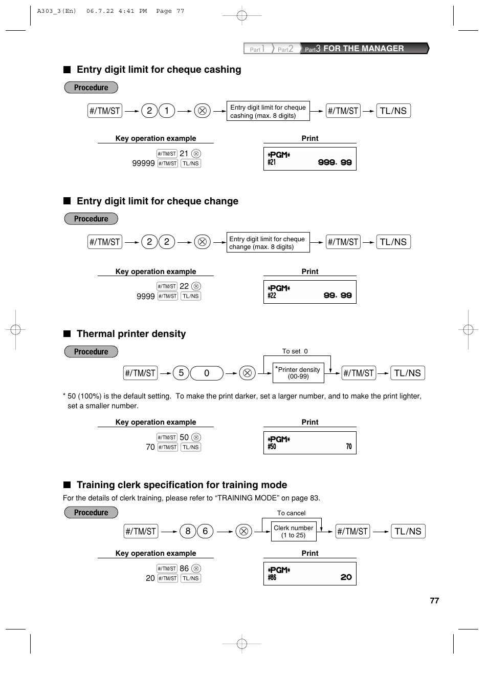 S86 @ a, As s | Sharp XE-A303 User Manual | Page 79 / 104