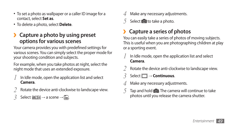 Samsung GALAXY S GT-I9000 User Manual | Page 49 / 132