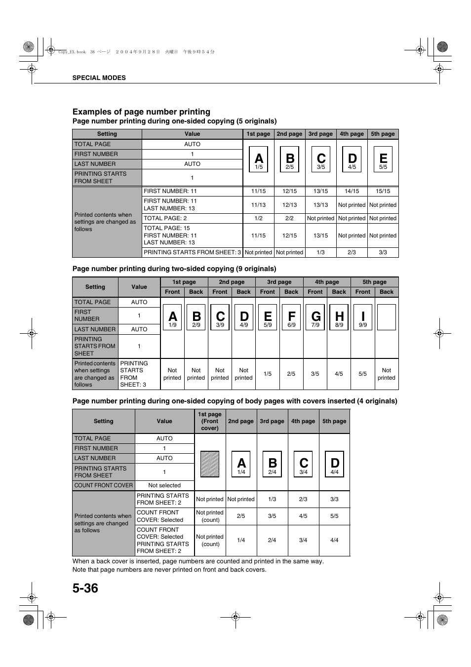 Sharp AR-M451N User Manual | Page 136 / 188