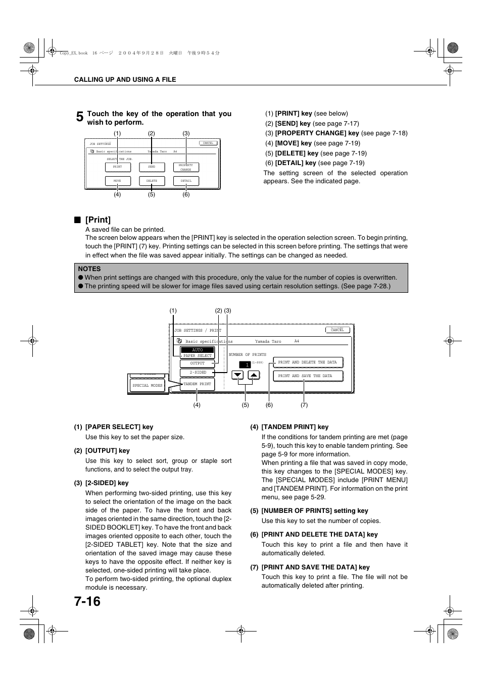 Print, Ge 7-16) | Sharp AR-M451N User Manual | Page 164 / 188