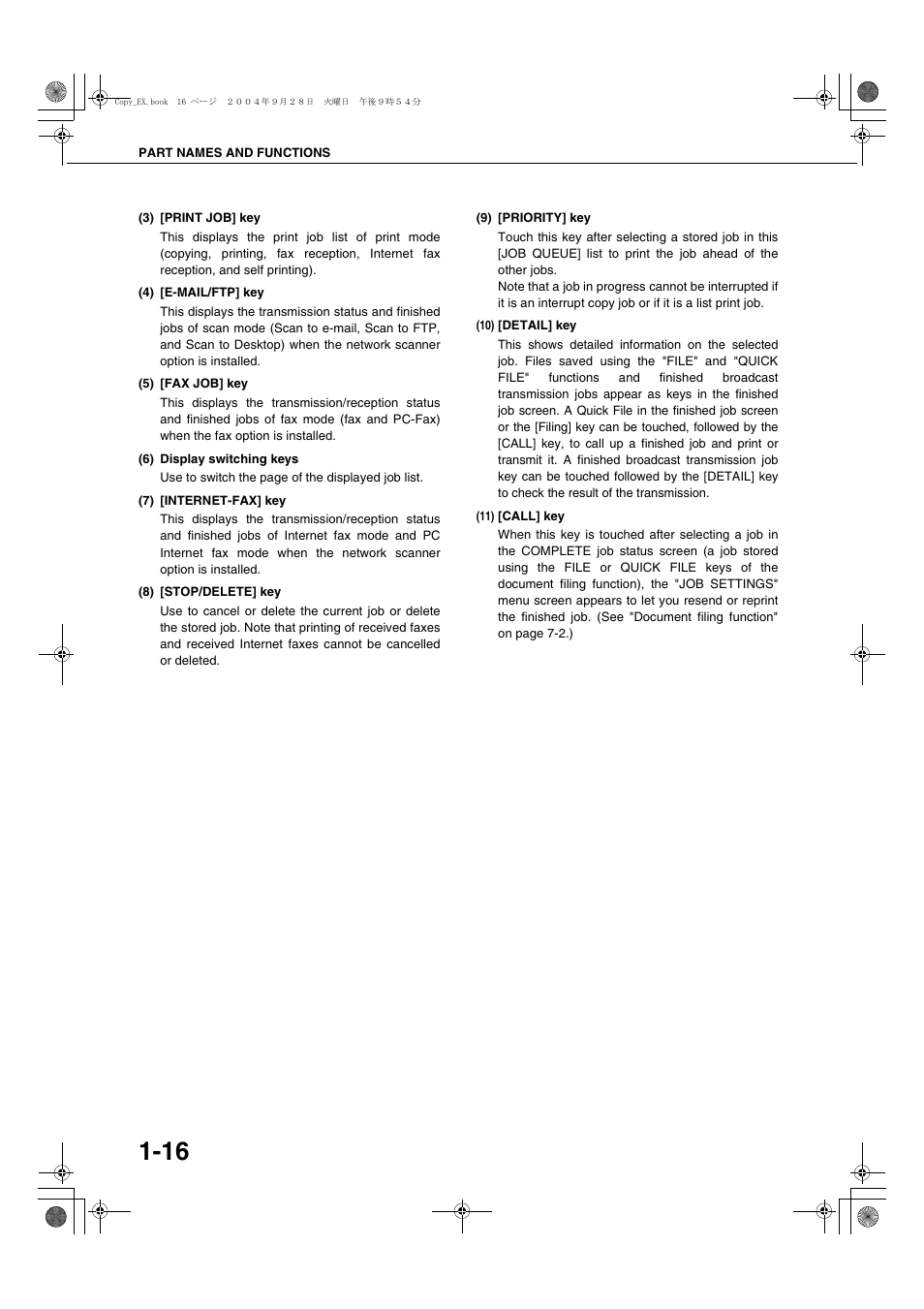 Sharp AR-M451N User Manual | Page 26 / 188