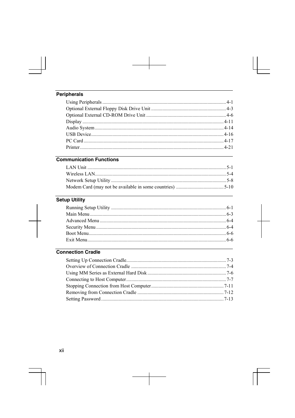 Sharp PC-MM1 User Manual | Page 14 / 123