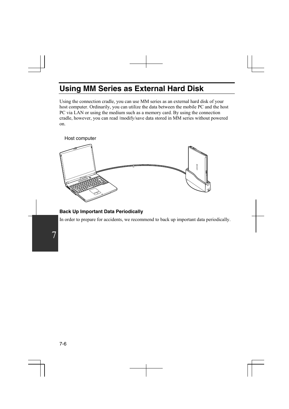 Using mm series as external hard disk | Sharp PC-MM1 User Manual | Page 96 / 123