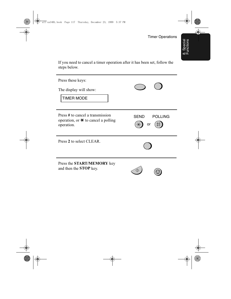 Sharp UX-340L User Manual | Page 119 / 155