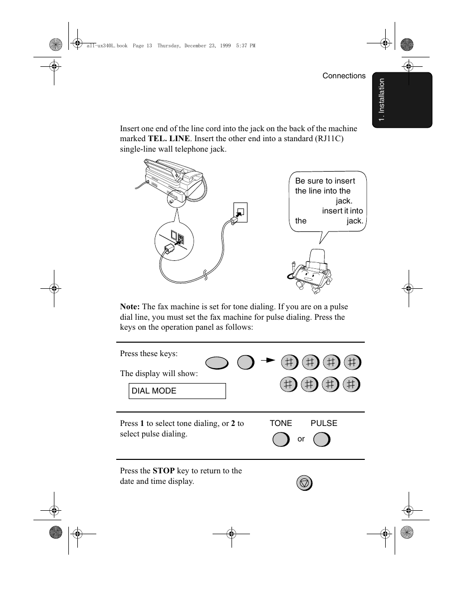 Sharp UX-340L User Manual | Page 15 / 155