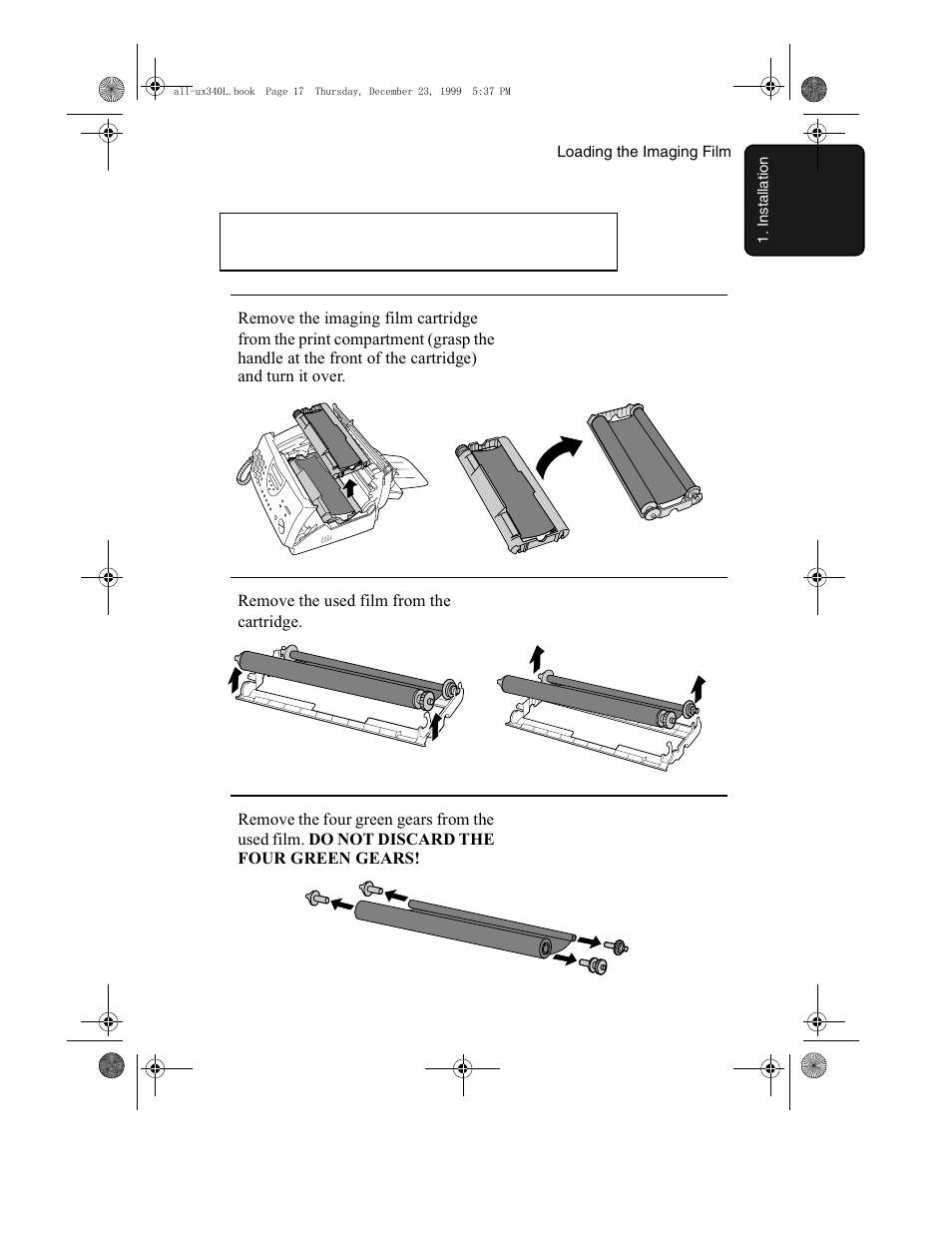 Sharp UX-340L User Manual | Page 19 / 155