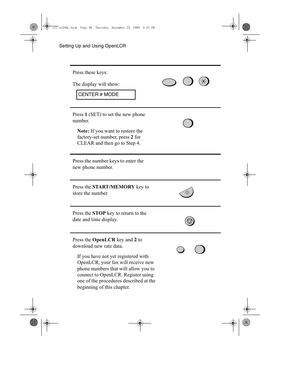 Sharp UX-340L User Manual | Page 48 / 155