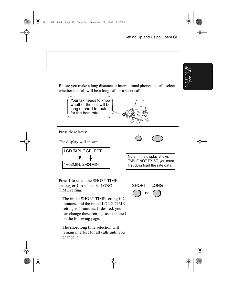 Sharp UX-340L User Manual | Page 49 / 155