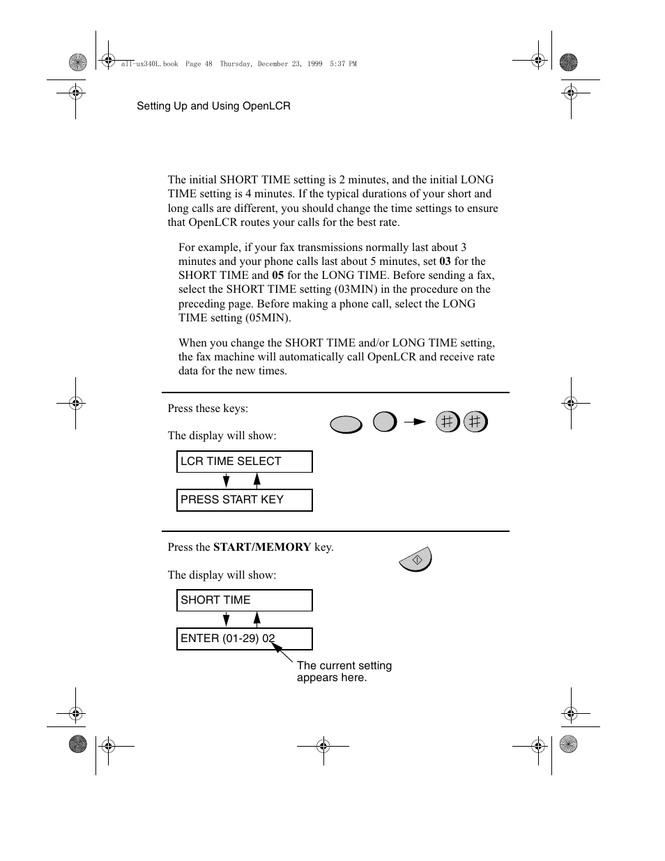 Sharp UX-340L User Manual | Page 50 / 155