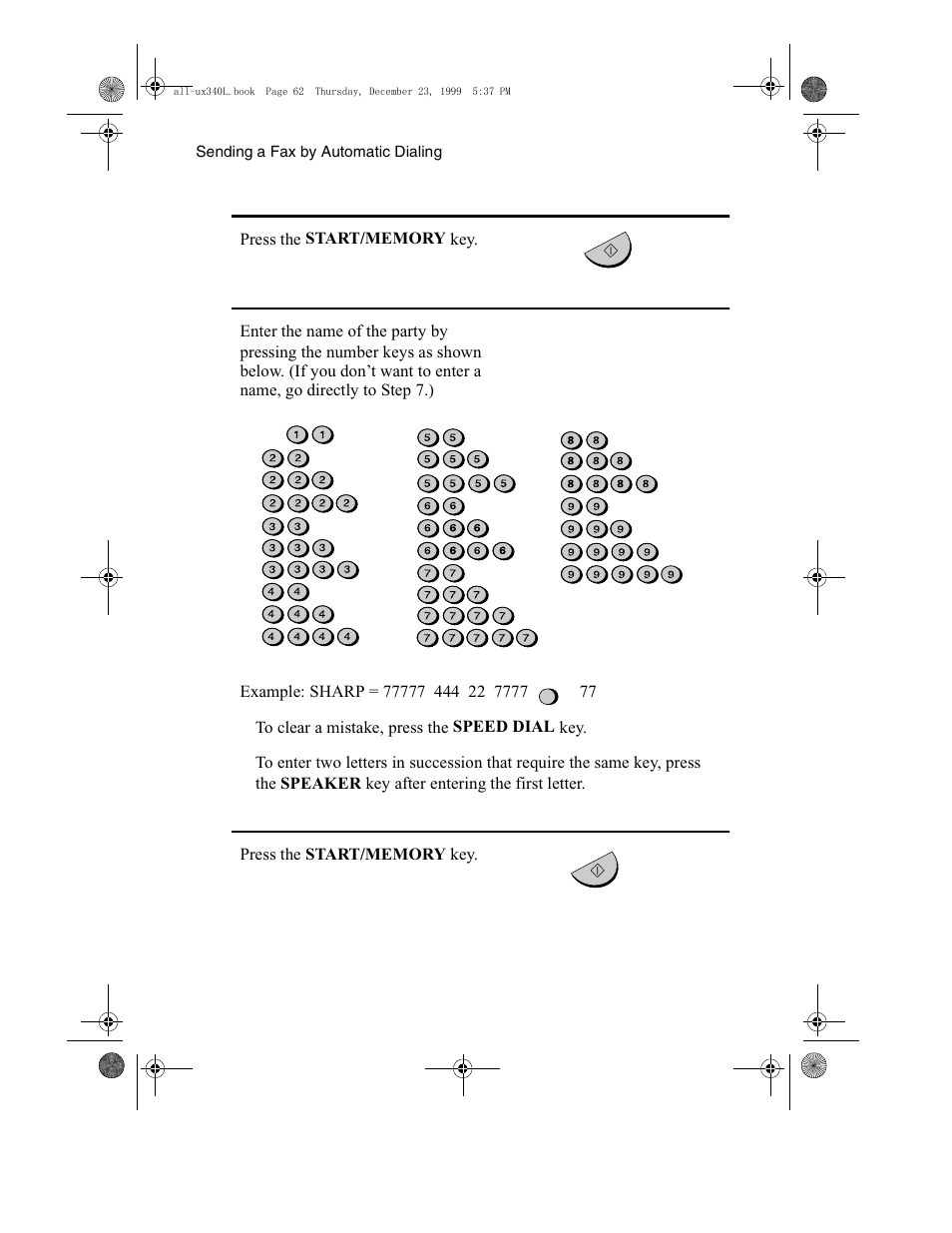 Sharp UX-340L User Manual | Page 64 / 155