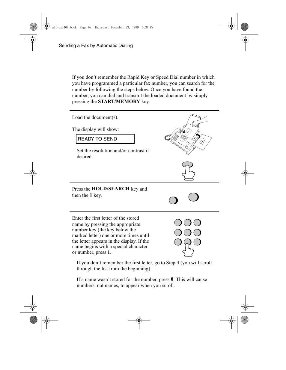 Sharp UX-340L User Manual | Page 70 / 155