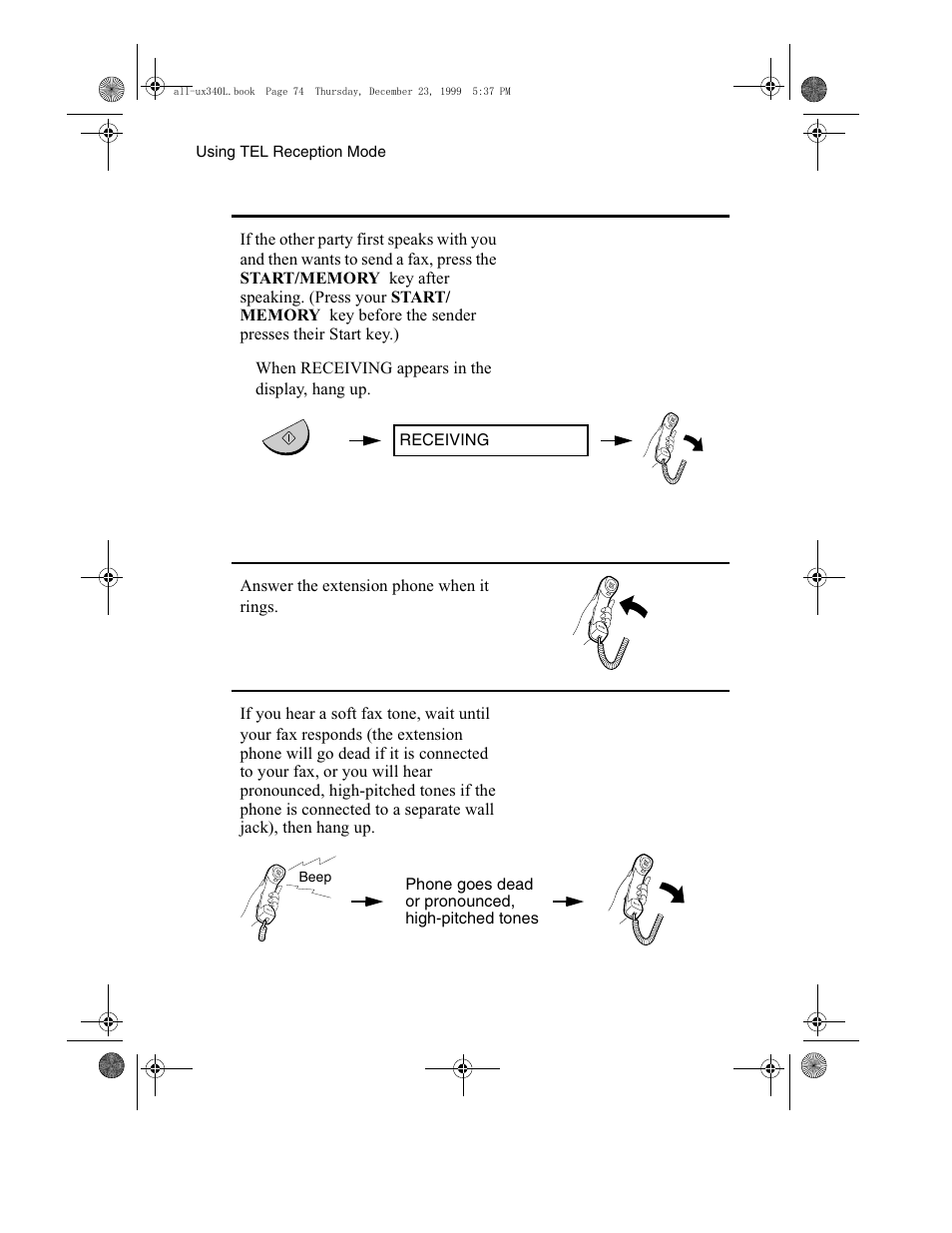 Sharp UX-340L User Manual | Page 76 / 155