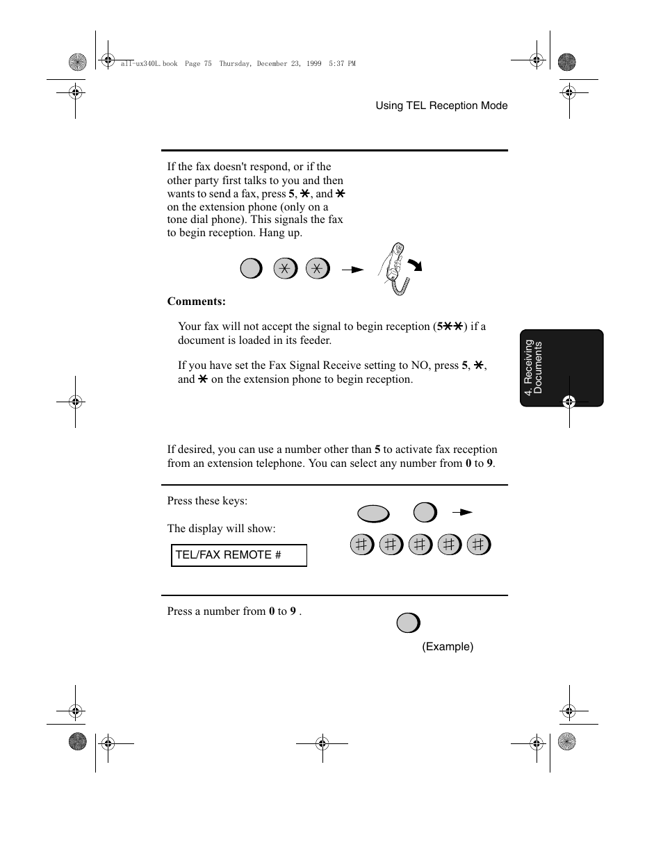 Sharp UX-340L User Manual | Page 77 / 155